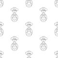 avatar farmer icon. Element of Avatars icon for mobile concept and web apps. Pattern repeat seamless avatar farmer icon. Can be us