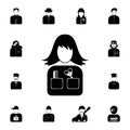 avatar of a hairdresser icon. Detailed set of avatars of profession icons. Premium quality graphic design icon. One of the collect