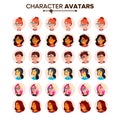 Avatar Icon Woman Vector. Default Placeholder. Colored Member. Cartoon Character Illustration