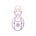 avatar maid nolan icon. Simple thin line, outline vector of Avatars icons for ui and ux, website or mobile application