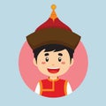 Avatar of a Mongolia Character