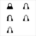 Avatar Moslem Veiled Woman Solid Style