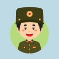 Avatar of a North Korea\'s Military Character