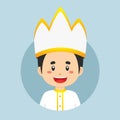 Avatar of a North Sulawesi Character Royalty Free Stock Photo