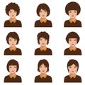 Avatar people , woman Royalty Free Stock Photo