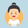 Avatar of a Philipines Character Royalty Free Stock Photo