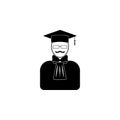 avatar of the professor icon.Element of popular avatars icon. Premium quality graphic design. Signs, symbols collection icon for w