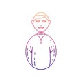 avatar shepherd nolan icon. Simple thin line, outline vector of Avatars icons for ui and ux, website or mobile application