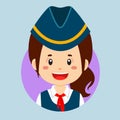 Avatar of a Stewardess Character