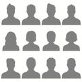 avatar, vector people icon, user faces