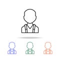 avatar of the worker icon. Elements of simple web icon in multi color. Premium quality graphic design icon. Simple icon for Royalty Free Stock Photo