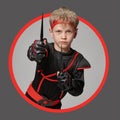 Avatar of young ninja Royalty Free Stock Photo