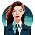 avatar of a young smart business woman