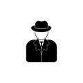 avatars of the detective icon. Element of popular avatars icon. Premium quality graphic design. Signs, symbols collection icon for