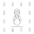 avatars seller icon. Avatars icons universal set for web and mobile