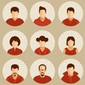 Avatars Royalty Free Stock Photo