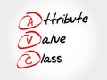 AVC - Attribute Value Class