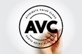 AVC - Attribute Value Class acronym, technology concept background