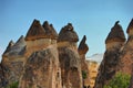 Avcilar Valley Cappadocia (Anatolia Turkey). Fairy chimneys Royalty Free Stock Photo