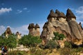 Avcilar Valley Cappadocia (Anatolia Turkey). Fairy chimneys Royalty Free Stock Photo