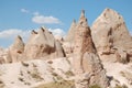 Avcilar Valley (Cappadocia Turkey). Fairy chimneys Royalty Free Stock Photo