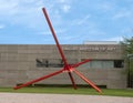 `Ave` by Mark Di Suvero on Ross Avenue Plaza outside the Dallas Museum of Art, Texas