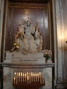 Ave Regina Pacis statue at Basilica di Santa Maria Maggiore Royalty Free Stock Photo