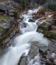 Ave river flowing in Vieira do Minho. Royalty Free Stock Photo