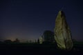 Avebury Starry Night Royalty Free Stock Photo