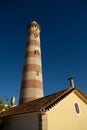 Aveiro Lighthouse also known as `Farol da Barra` the highest Lighthouse of Portugal.