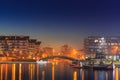 Aveiro by night Royalty Free Stock Photo