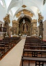 Interior of the church of the Presentation of Vera Cruz in Aveiro