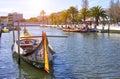 AVEIRO, PORTUGAL - MARCH 21, 2017: traditional boatsl, Aveiro, Portugal Royalty Free Stock Photo