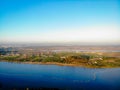 Aveiro River see from the sky Royalty Free Stock Photo