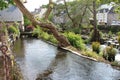 aven river in pont-aven in brittany - france Royalty Free Stock Photo