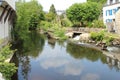 aven river in pont-aven in brittany - france Royalty Free Stock Photo