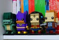 Avenger bricks toy character on shelf