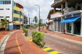 Avenida Charles Darwin in Puerto Ayora on Santa Cruz Island, Gal Royalty Free Stock Photo