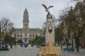 Avenida dos Aliados, Porto.The name of this central boulevard translates as `Avenue of the Allies`