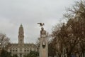 Avenida dos Aliados, Porto.The name of this central boulevard translates as `Avenue of the Allies`