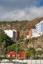 Avenida los Indianos and restaurant Casa Indianos in Santa Cruz de la Palma, Spain Royalty Free Stock Photo