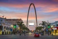 Avenida Revolucion, the main touristic artery in Tijuana, Mexico