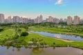 Aventura Florida golf course landscape Turnberry Royalty Free Stock Photo