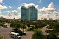 Aventura Hotel with funny Universal transportation.