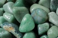 aventurine gem stone as natural mineral rock Royalty Free Stock Photo