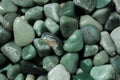 aventurine gem stone as natural mineral rock Royalty Free Stock Photo