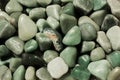 aventurine gem stone as natural mineral rock Royalty Free Stock Photo