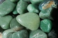 aventurine gem stone as natural mineral rock Royalty Free Stock Photo