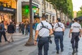 Avenue Champs Elysees security