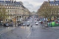 The Avenue de l'Opera in Paris Royalty Free Stock Photo